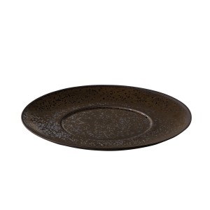 Тарелка круглая 30,5x3см коричневая Studio Raw 